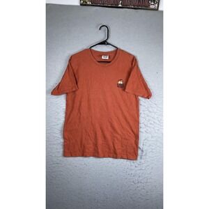 Yachtclub Shirt Mens Medium Orange Cabo Wabo Cantina Embroidered Tee T-Shirt